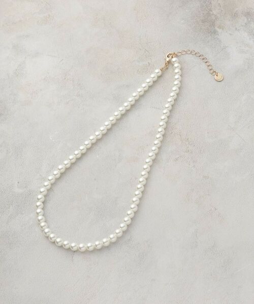 OPAQUE.CLIP / オペーク ドット クリップ ネックレス・ペンダント・チョーカー | ガラスパールショートネックレス | 詳細1