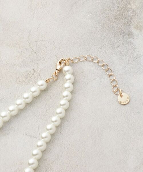 OPAQUE.CLIP / オペーク ドット クリップ ネックレス・ペンダント・チョーカー | ガラスパールショートネックレス | 詳細3