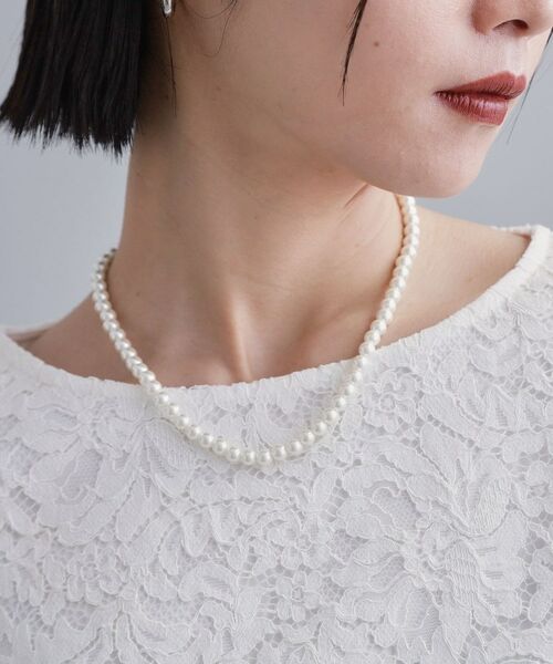 OPAQUE.CLIP / オペーク ドット クリップ ネックレス・ペンダント・チョーカー | ガラスパールショートネックレス | 詳細4