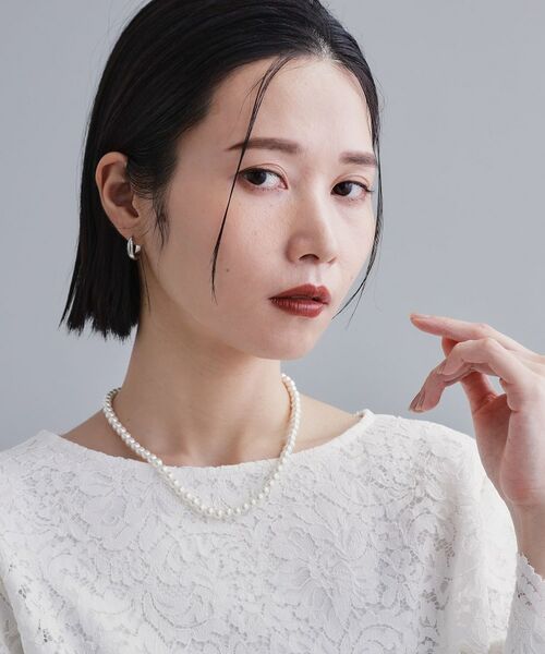 OPAQUE.CLIP / オペーク ドット クリップ ネックレス・ペンダント・チョーカー | ガラスパールショートネックレス | 詳細5