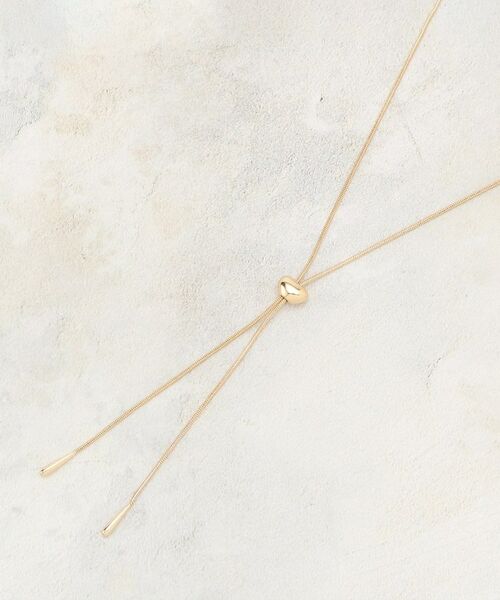 OPAQUE.CLIP / オペーク ドット クリップ ネックレス・ペンダント・チョーカー | ミニビーンズスライドネックレス | 詳細1