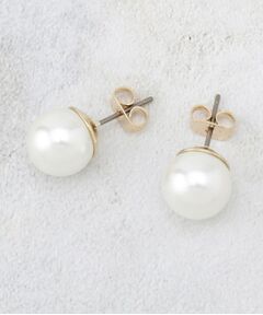 フェイクパールピアス