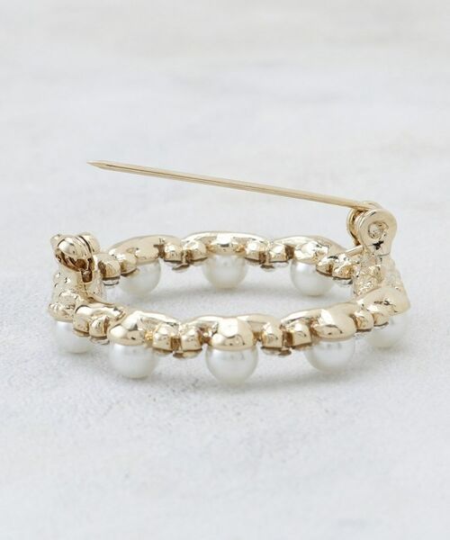 OPAQUE.CLIP / オペーク ドット クリップ ブローチ・コサージュ | フェイクパール／ビジューサークルブローチ | 詳細3