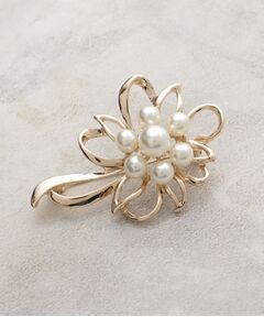 OPAQUE.CLIP / オペーク ドット クリップ ブローチ・コサージュ | メタルフラワーフェイクパールブローチ