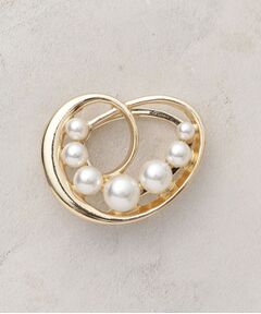 OPAQUE.CLIP / オペーク ドット クリップ ブローチ・コサージュ | 【マグネット】フェイクパール×メタルブローチ