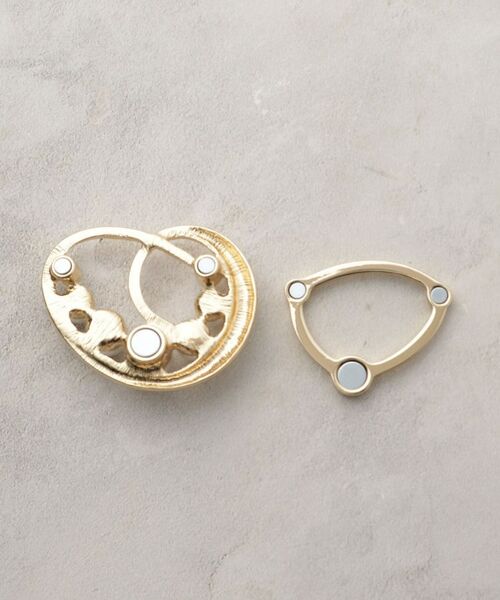 OPAQUE.CLIP / オペーク ドット クリップ ブローチ・コサージュ | 【マグネット】フェイクパール×メタルブローチ | 詳細3