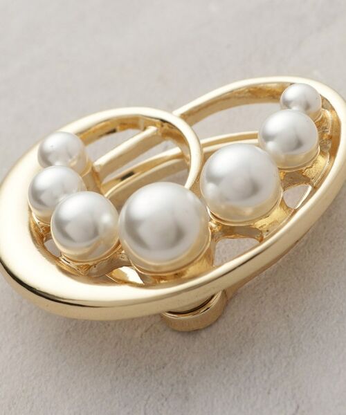 OPAQUE.CLIP / オペーク ドット クリップ ブローチ・コサージュ | 【マグネット】フェイクパール×メタルブローチ | 詳細4