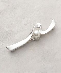 OPAQUE.CLIP / オペーク ドット クリップ ブローチ・コサージュ | 【マグネット】1粒フェイクパールラインブローチ