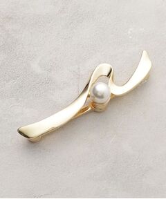 OPAQUE.CLIP / オペーク ドット クリップ ブローチ・コサージュ | 【マグネット】1粒フェイクパールラインブローチ