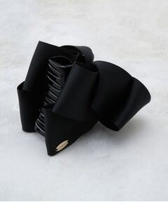 リボンモチーフ マーブルヘアクリップ