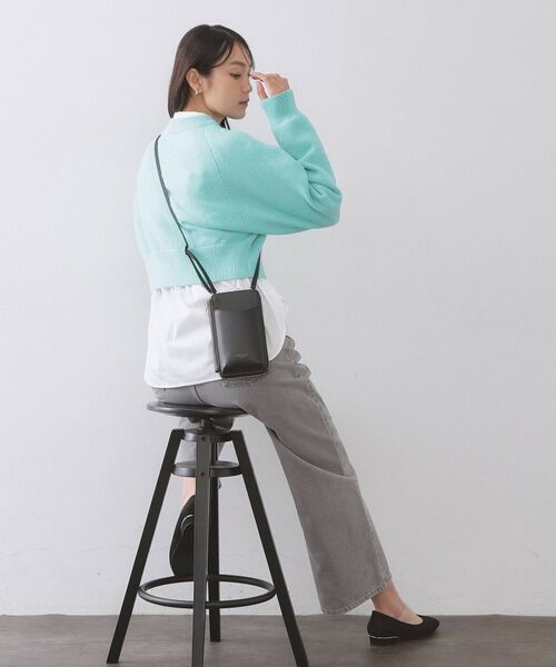 OPAQUE.CLIP / オペーク ドット クリップ ショルダーバッグ | 合皮携帯ミニショルダーバッグ | 詳細4