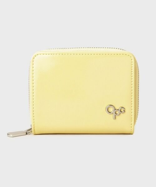 OPAQUE.CLIP / オペーク ドット クリップ 財布・コインケース・マネークリップ | メタルパーツデザイン 二つ折りミニウォレット（ライトイエロー(030)）