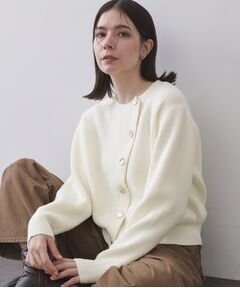 OPAQUE.CLIP / オペーク ドット クリップ カーディガン・ボレロ | アシンメトリーボタンカーデ【洗濯機OK】