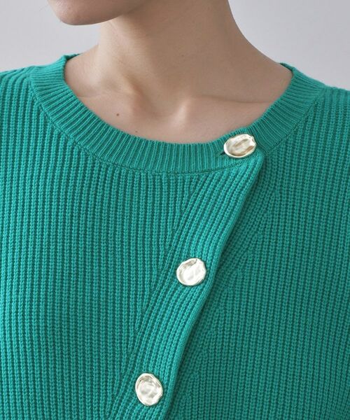 OPAQUE.CLIP / オペーク ドット クリップ カーディガン・ボレロ | アシンメトリーボタンカーデ【洗濯機OK】 | 詳細16