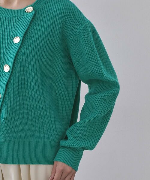 OPAQUE.CLIP / オペーク ドット クリップ カーディガン・ボレロ | アシンメトリーボタンカーデ【洗濯機OK】 | 詳細17