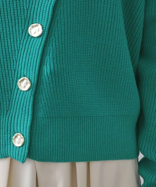 OPAQUE.CLIP / オペーク ドット クリップ カーディガン・ボレロ | アシンメトリーボタンカーデ【洗濯機OK】 | 詳細18