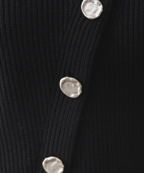 OPAQUE.CLIP / オペーク ドット クリップ カーディガン・ボレロ | アシンメトリーボタンカーデ【洗濯機OK】 | 詳細4