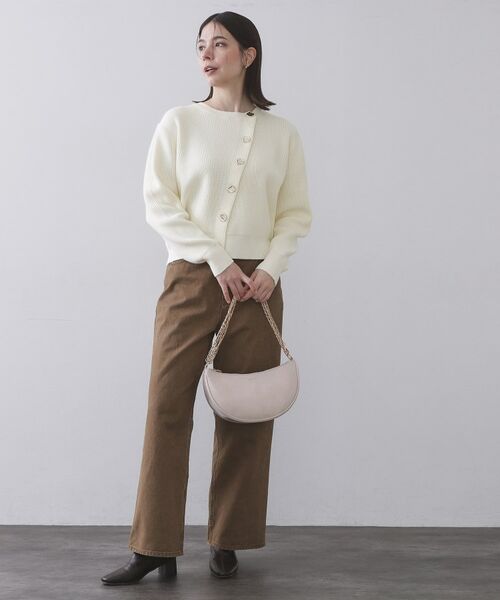 OPAQUE.CLIP / オペーク ドット クリップ カーディガン・ボレロ | アシンメトリーボタンカーデ【洗濯機OK】 | 詳細6