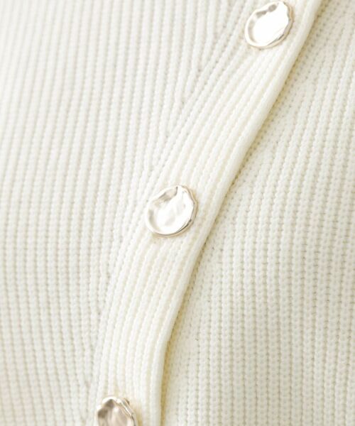 OPAQUE.CLIP / オペーク ドット クリップ カーディガン・ボレロ | アシンメトリーボタンカーデ【洗濯機OK】 | 詳細8