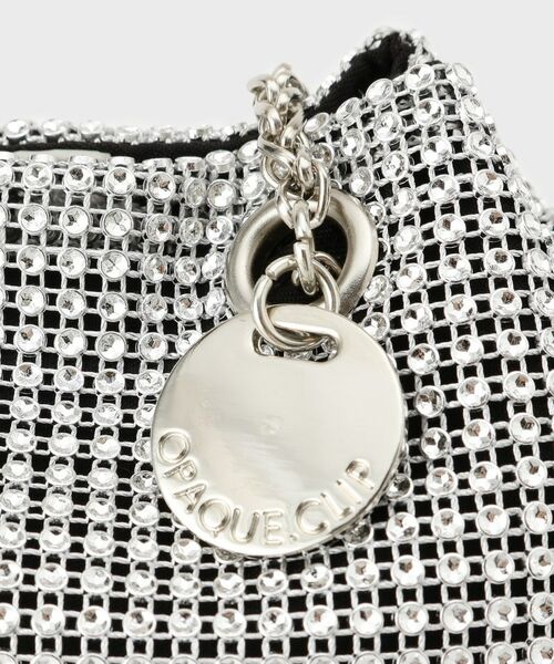 OPAQUE.CLIP / オペーク ドット クリップ ショルダーバッグ | ラインストーン調シャイニー巾着ミニショルダーバッグ【2WAY】 | 詳細11