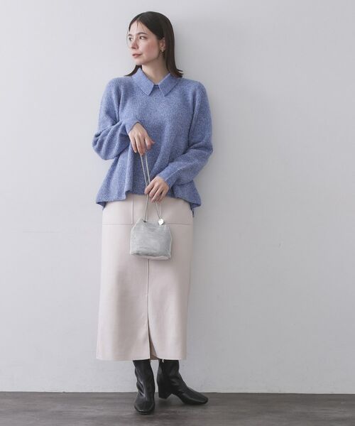 OPAQUE.CLIP / オペーク ドット クリップ ショルダーバッグ | ラインストーン調シャイニー巾着ミニショルダーバッグ【2WAY】 | 詳細2