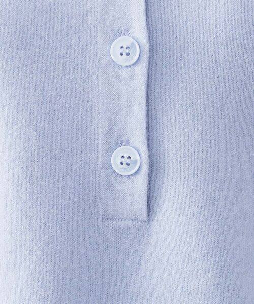 OPAQUE.CLIP / オペーク ドット クリップ ニット・セーター | ヘンリーネックニット／前後2WAY【洗濯機OK】 | 詳細21