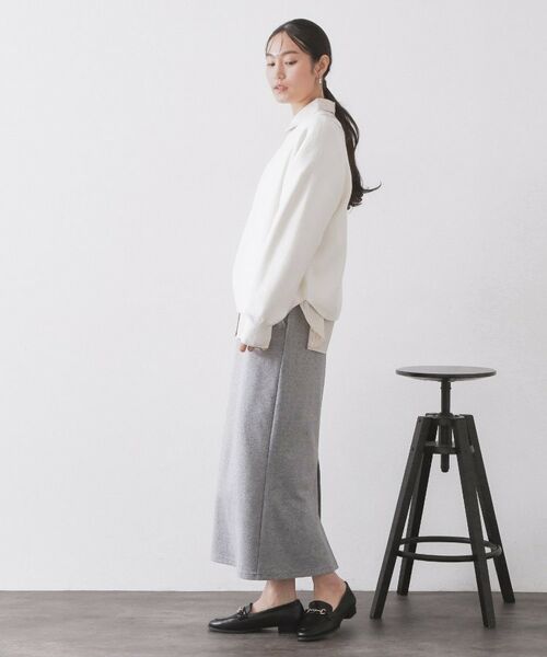 OPAQUE.CLIP / オペーク ドット クリップ ニット・セーター | ヘンリーネックニット／前後2WAY【洗濯機OK】 | 詳細6