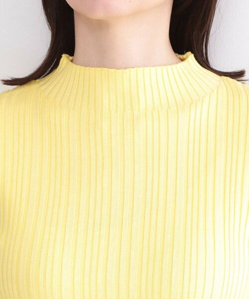 OPAQUE.CLIP / オペーク ドット クリップ ニット・セーター | ランダムリブハイネックニット【洗濯機OK】 | 詳細16