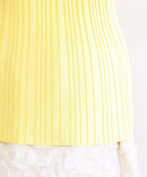 OPAQUE.CLIP / オペーク ドット クリップ ニット・セーター | ランダムリブハイネックニット【洗濯機OK】 | 詳細18