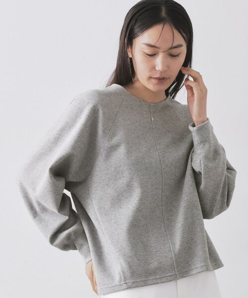 OPAQUE.CLIP / オペーク ドット クリップ カットソー | フォルムデザイントップス／セットアップ対応【洗濯機OK】（グレー(012)）