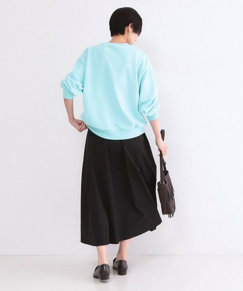 OPAQUE.CLIP / オペーク ドット クリップ カットソー | ロゴ刺繍裏毛トップス【洗濯機OK】 | 詳細11