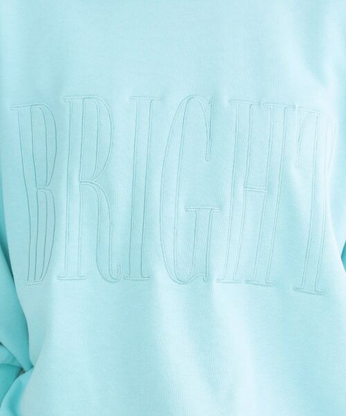 OPAQUE.CLIP / オペーク ドット クリップ カットソー | ロゴ刺繍裏毛トップス【洗濯機OK】 | 詳細12