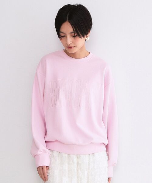 OPAQUE.CLIP / オペーク ドット クリップ カットソー | ロゴ刺繍裏毛トップス【洗濯機OK】 | 詳細13