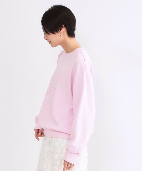 OPAQUE.CLIP / オペーク ドット クリップ カットソー | ロゴ刺繍裏毛トップス【洗濯機OK】 | 詳細14