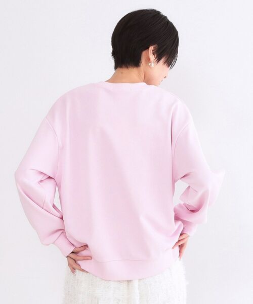 OPAQUE.CLIP / オペーク ドット クリップ カットソー | ロゴ刺繍裏毛トップス【洗濯機OK】 | 詳細15