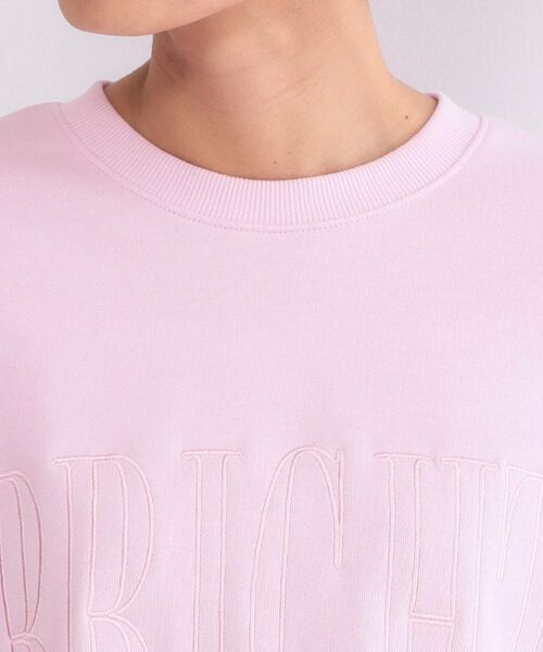 OPAQUE.CLIP / オペーク ドット クリップ カットソー | ロゴ刺繍裏毛トップス【洗濯機OK】 | 詳細16