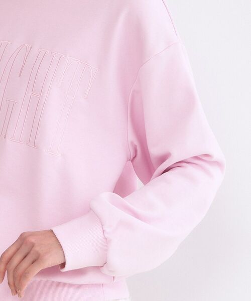 OPAQUE.CLIP / オペーク ドット クリップ カットソー | ロゴ刺繍裏毛トップス【洗濯機OK】 | 詳細17