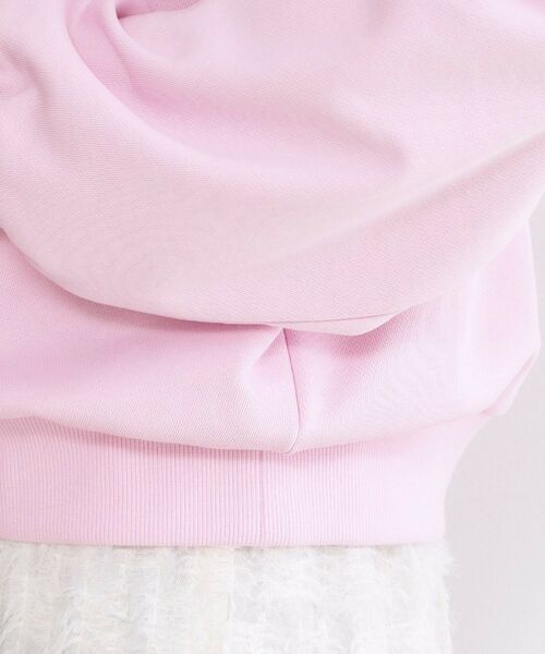 OPAQUE.CLIP / オペーク ドット クリップ カットソー | ロゴ刺繍裏毛トップス【洗濯機OK】 | 詳細18