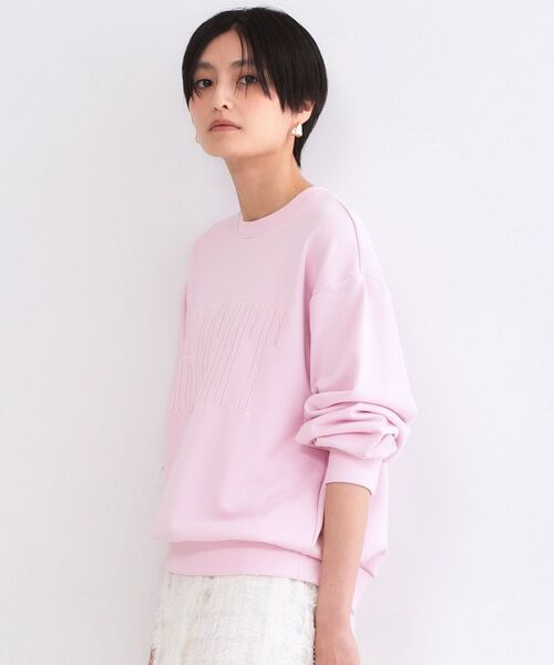 OPAQUE.CLIP / オペーク ドット クリップ カットソー | ロゴ刺繍裏毛トップス【洗濯機OK】 | 詳細5