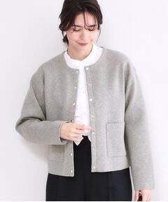 OPAQUE.CLIP / オペーク ドット クリップ カーディガン・ボレロ | スナップボタンニットカーディガン【洗濯機OK】