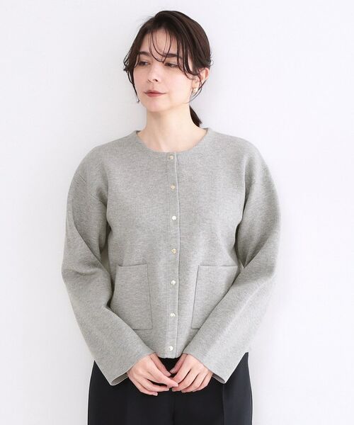 OPAQUE.CLIP / オペーク ドット クリップ カーディガン・ボレロ | スナップボタンニットカーディガン【洗濯機OK】 | 詳細17