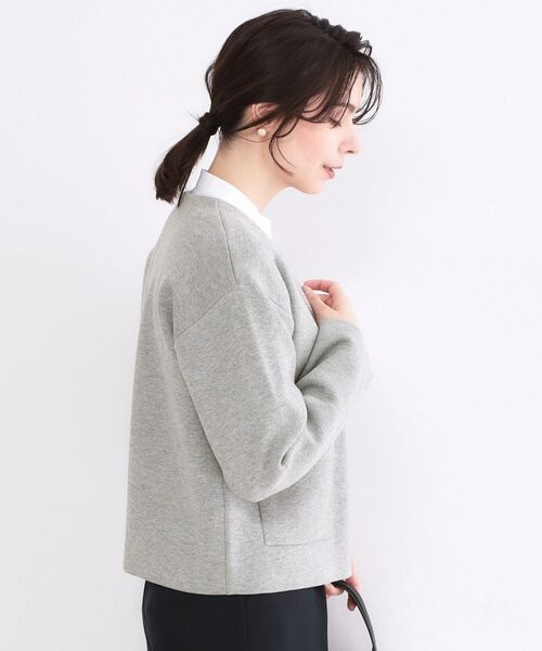 OPAQUE.CLIP / オペーク ドット クリップ カーディガン・ボレロ | スナップボタンニットカーディガン【洗濯機OK】 | 詳細5