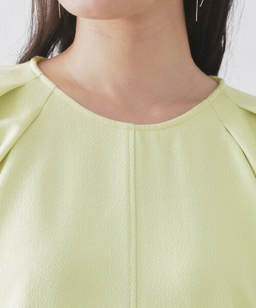 OPAQUE.CLIP / オペーク ドット クリップ ロング・マキシ丈ワンピース | タックデザインAラインワンピース【洗濯機OK】 | 詳細12