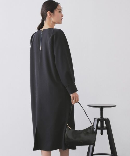 OPAQUE.CLIP / オペーク ドット クリップ ロング・マキシ丈ワンピース | タックデザインAラインワンピース【洗濯機OK】 | 詳細5