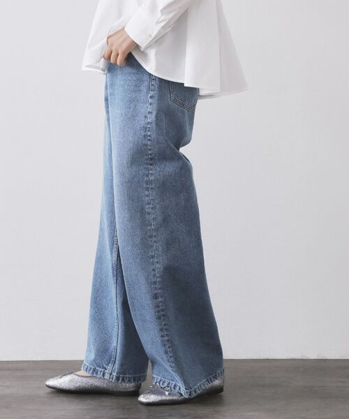 OPAQUE.CLIP / オペーク ドット クリップ デニムパンツ | ストレートデニムパンツ【洗濯機OK】《S～LL》 | 詳細1