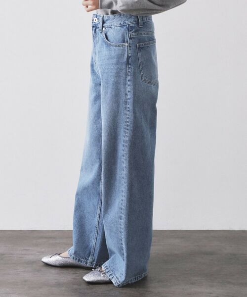 OPAQUE.CLIP / オペーク ドット クリップ デニムパンツ | ストレートデニムパンツ【洗濯機OK】《S～LL》 | 詳細10