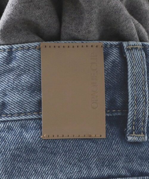 OPAQUE.CLIP / オペーク ドット クリップ デニムパンツ | ストレートデニムパンツ【洗濯機OK】《S～LL》 | 詳細15