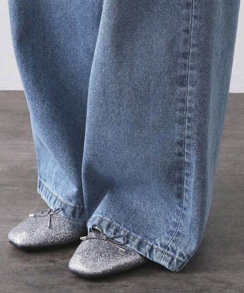 OPAQUE.CLIP / オペーク ドット クリップ デニムパンツ | ストレートデニムパンツ【洗濯機OK】《S～LL》 | 詳細16