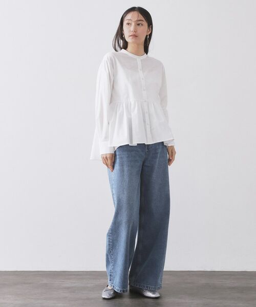 OPAQUE.CLIP / オペーク ドット クリップ デニムパンツ | ストレートデニムパンツ【洗濯機OK】《S～LL》 | 詳細2