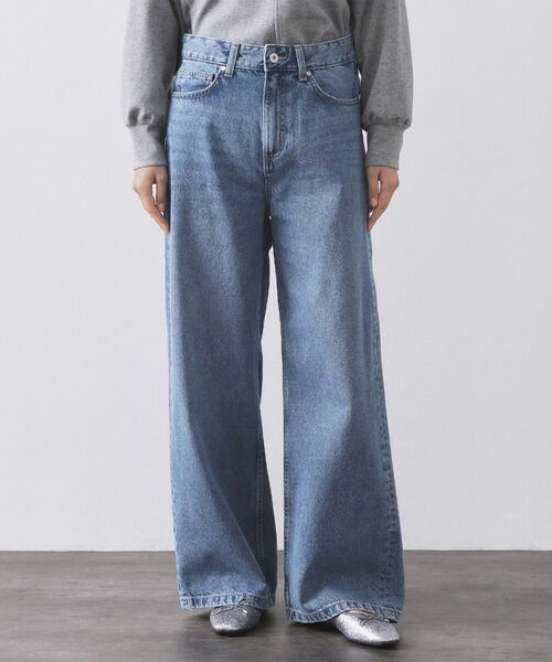OPAQUE.CLIP / オペーク ドット クリップ デニムパンツ | ストレートデニムパンツ【洗濯機OK】《S～LL》 | 詳細9